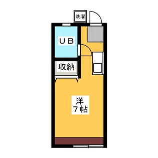 1Rの間取り画像