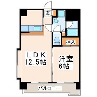 レジデンスカメリア【3階】の間取り