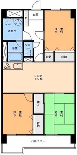 スプリエ道後II【2階】の間取り