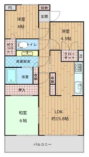 スコーナー・フース久保田【5階】の間取り