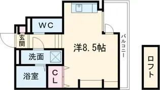 あんしん+旭ヶ丘08-3003【1階】の間取り