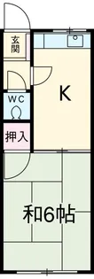 大森荘【1階】の間取り