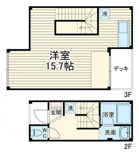 AZTO宮崎台M-BASE 02の間取り