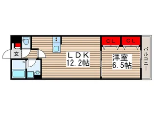 Amor Village壱番館【2階】の間取り