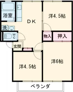 メゾンシライト【1階】の間取り