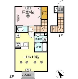 D-ROOM高良【2階】の間取り