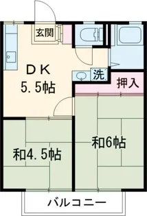 サンハイツ第一【2階】の間取り