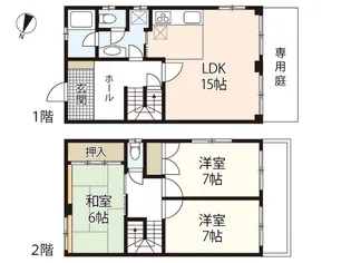 広島県広島市安芸区矢野東6【一戸建】の間取り