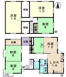 岐阜県多治見市旭ケ丘7【一戸建】の間取り
