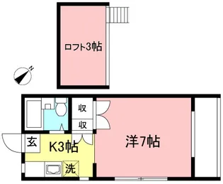 第3チトセハイツ【2階】の間取り