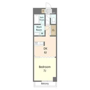 ルミエール青山8【6階】の間取り