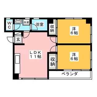 メゾン小田原【3階】の間取り