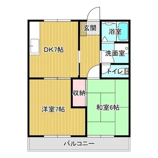 グリーンヒルA【1階】の間取り