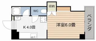 シャインパール池田【2階】の間取り
