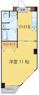 第1ジーオンビル【4階】の間取り