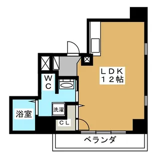 ラムエット名港(La Mouette 名港)【7階】の間取り