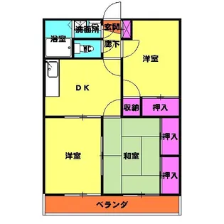メゾン酔芙蓉【2階】の間取り