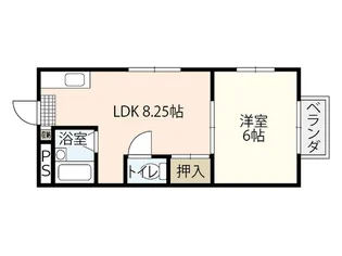 サンシティー洋光1【2階】の間取り