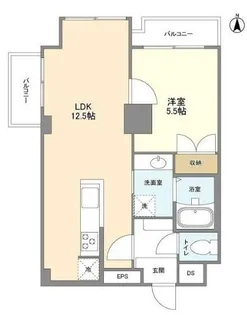 ベルファン西麻布【2階】の間取り