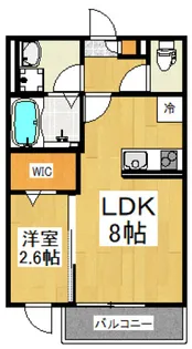 東京都東村山市久米川町4【アパート】の間取り