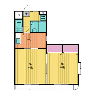 フラワーアイランド江島II【2階】の間取り