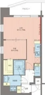 プレジオ松屋町【2階】の間取り