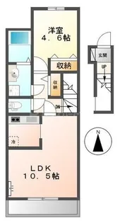 グランコンフォート【2階】の間取り
