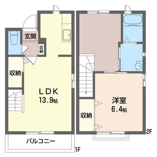 群馬県伊勢崎市境【一戸建】の間取り