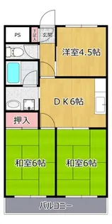 ガーデンシティ宮崎台【1階】の間取り