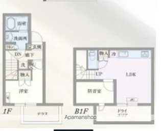 PASEO白山I・II【1階】の間取り