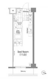 パークハビオ笹塚【4階】の間取り