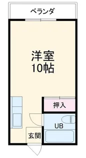 カスティージョ兼城【3階】の間取り