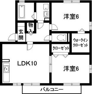 愛知県大府市森岡町3【アパート】の間取り