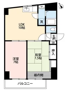 アイエフ水前寺【4階】の間取り