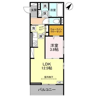 ノーブルヴィラ曙町【1階】の間取り