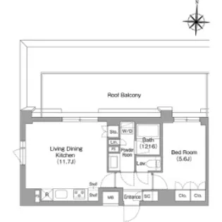 東京都江東区大島8【マンション】の間取り