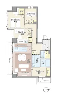 4LDKの間取り画像