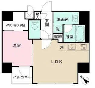 ペオニア月島【2階】の間取り