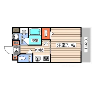 オリオリタウンVII【1階】の間取り