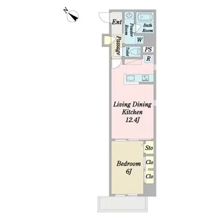 ポラリス中北【2階】の間取り