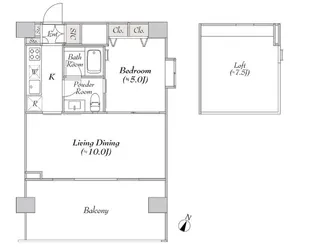 東京都江東区東雲1【マンション】の間取り