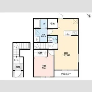 リーブルファイン鴻巣大間【2階】の間取り