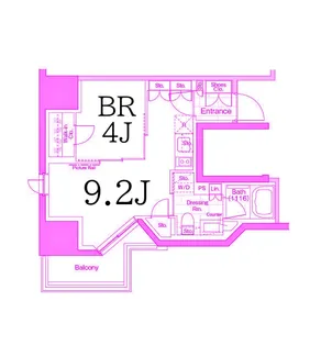 ザ・パークハビオ横浜関内【5階】の間取り