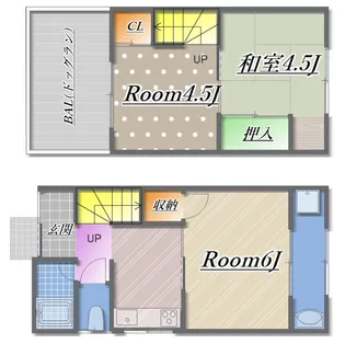兵庫県尼崎市上ノ島町2【一戸建】の間取り
