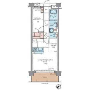 ラグゼナ平井ノース【3階】の間取り