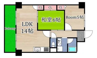 ISM大阪城公園【3階】の間取り