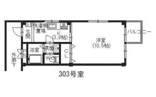 広島県呉市広古新開3【マンション】の間取り