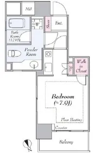 ファミール芝公園グランスイート ラ・ヴィル【3階】の間取り