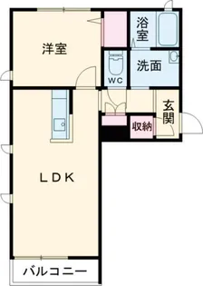 兵庫県加東市上中2【アパート】の間取り
