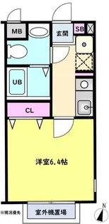 グリーンクラブ大宮【2階】の間取り